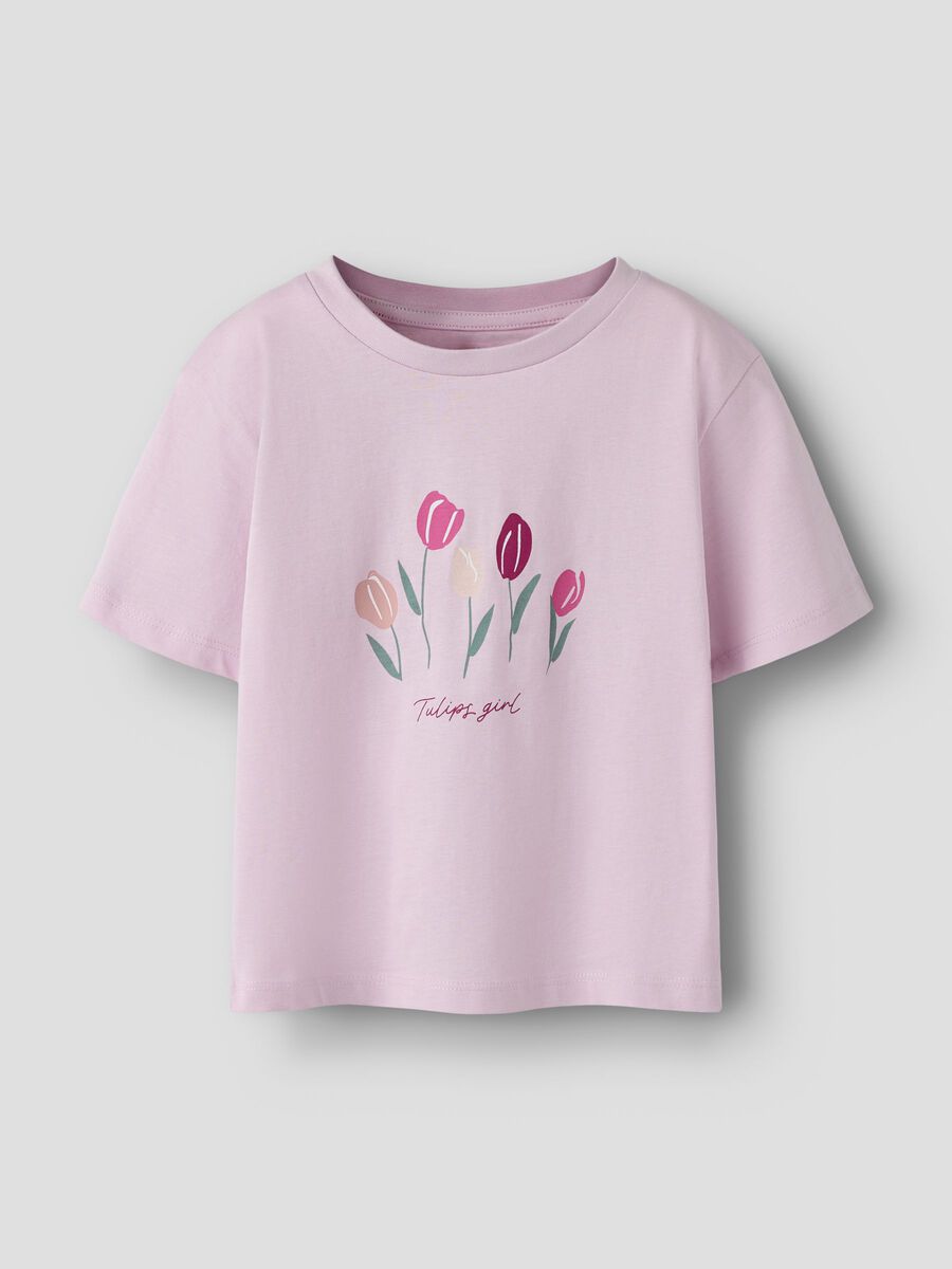 Product carousel image - ORGANIC COTTON T-SHIRT, Winsome Orchid | 1
