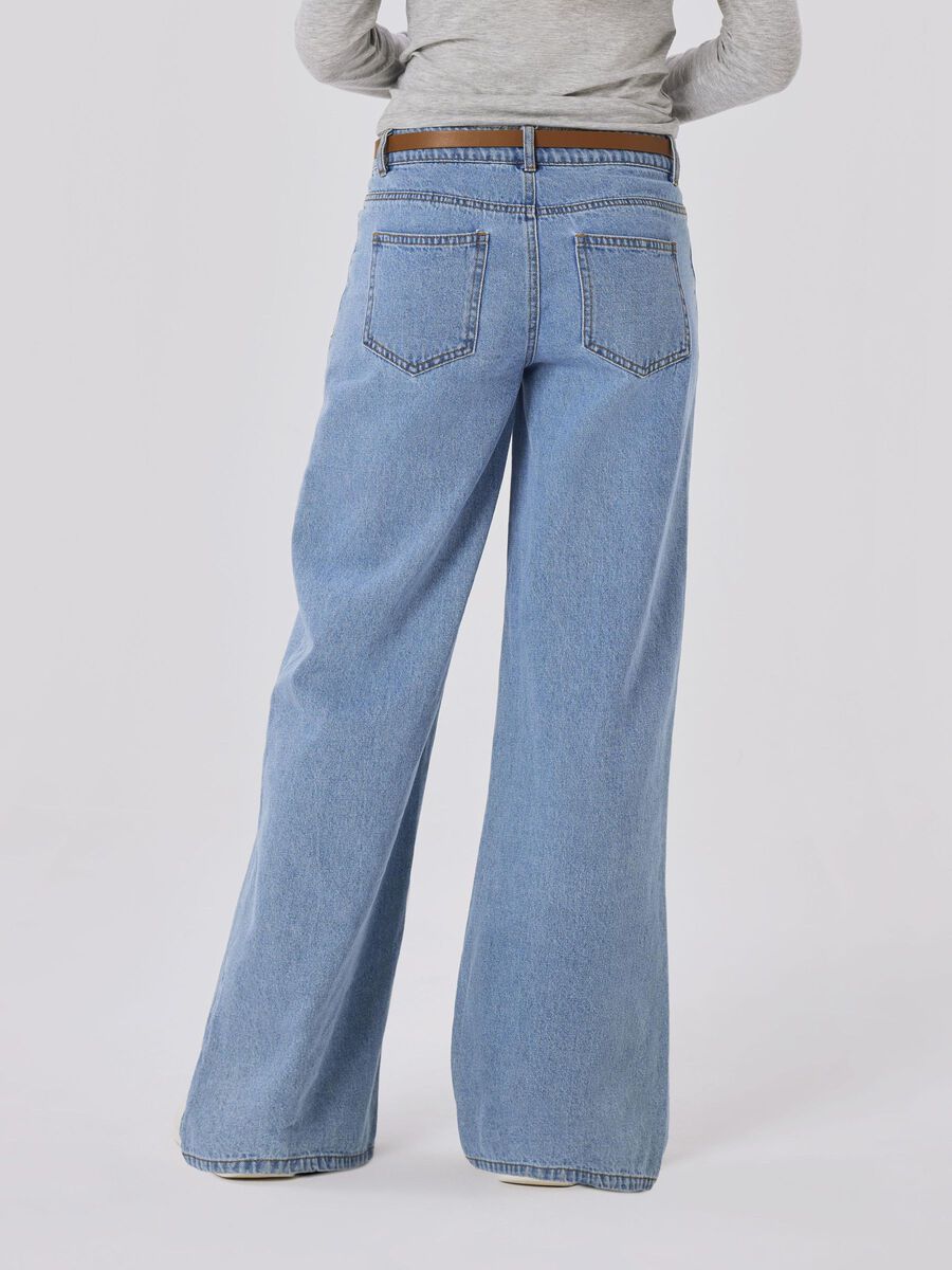 Name it WIDE LEG LOW WAIST  JEANS, Light Blue Denim, highres - 13238305_LightBlueDenim_007.jpg