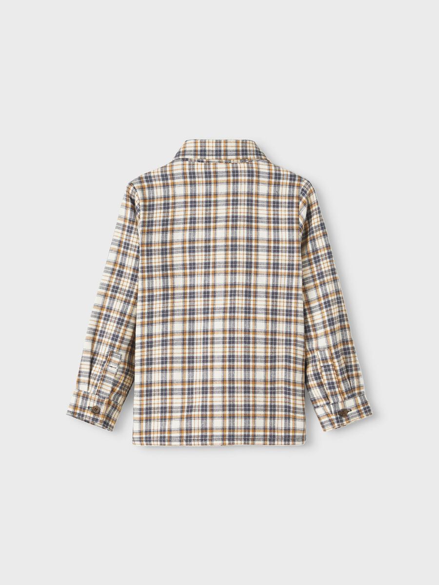 name it CHECKED SHIRT, Buttercream, highres - 13222839_Buttercream_002.jpg