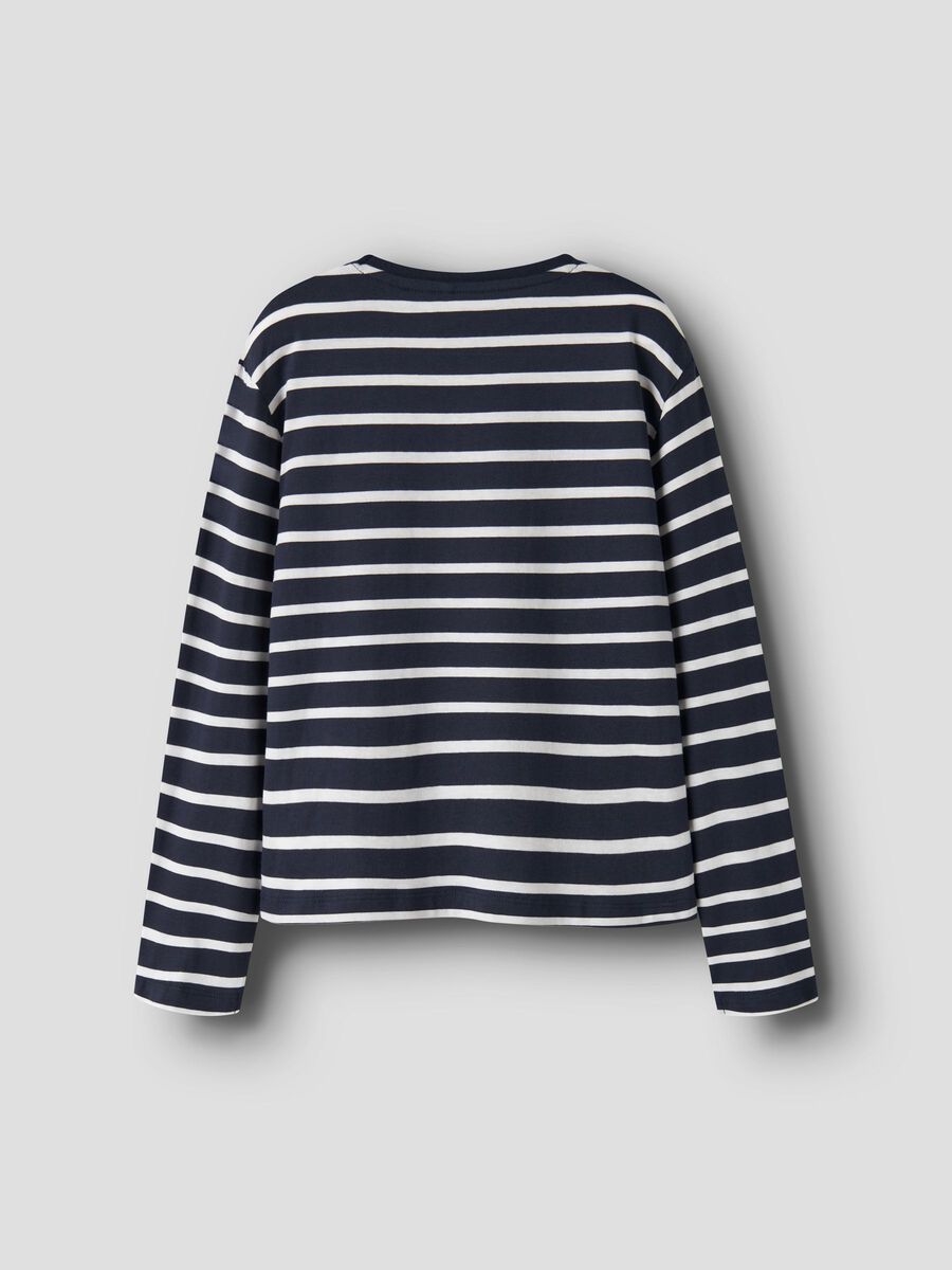 Product carousel image - COUPE CLASSIQUE TOP &Agrave; MANCHES LONGUES, Dark Sapphire | 2