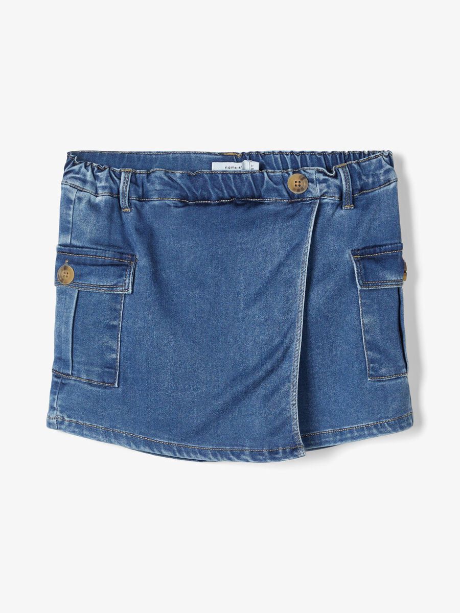 Name it POWER STRETCH REGULAR FIT DENIMSHORTS, Medium Blue Denim, highres - 13174691_MediumBlueDenim_003.jpg