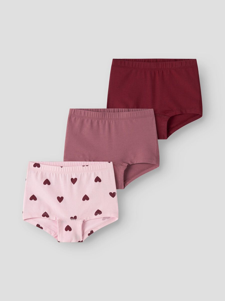 Product carousel image 1 3 PACK ORGANIC COTTON HIPSTER, Parfait Pink
