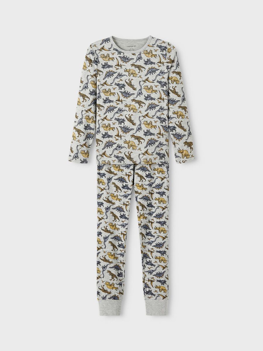 Name it DINOSAURE PYJAMA, Grey Melange, highres - 13204205_GreyMelange_003.jpg