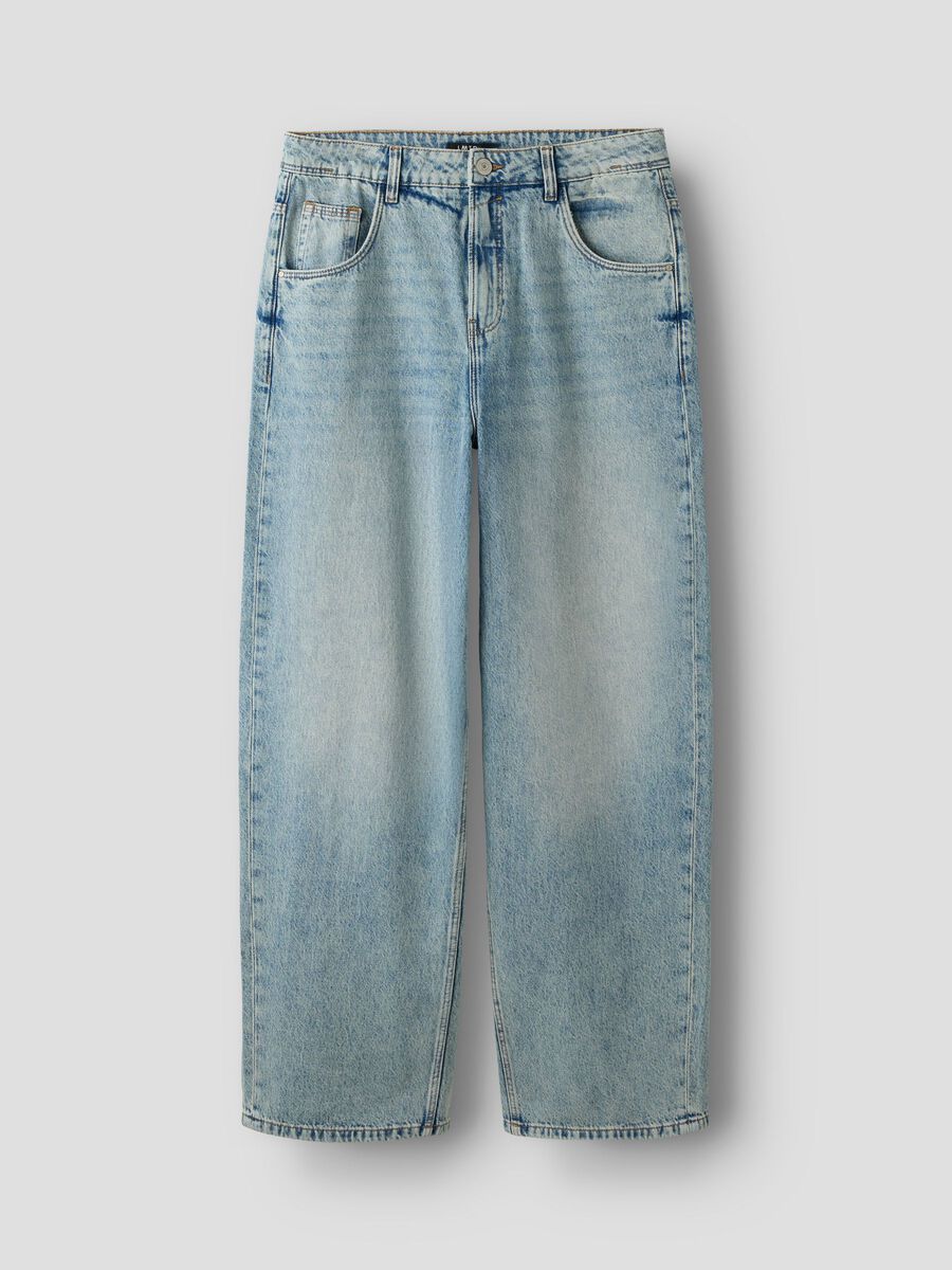 Product carousel image 1 LOOSE FIT JEANS, Light Blue Denim