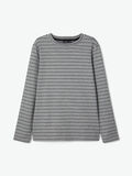 Name it STRIBET LANGÆRMET T-SHIRT, Grey Melange, highres - 13184126_GreyMelange_003.jpg