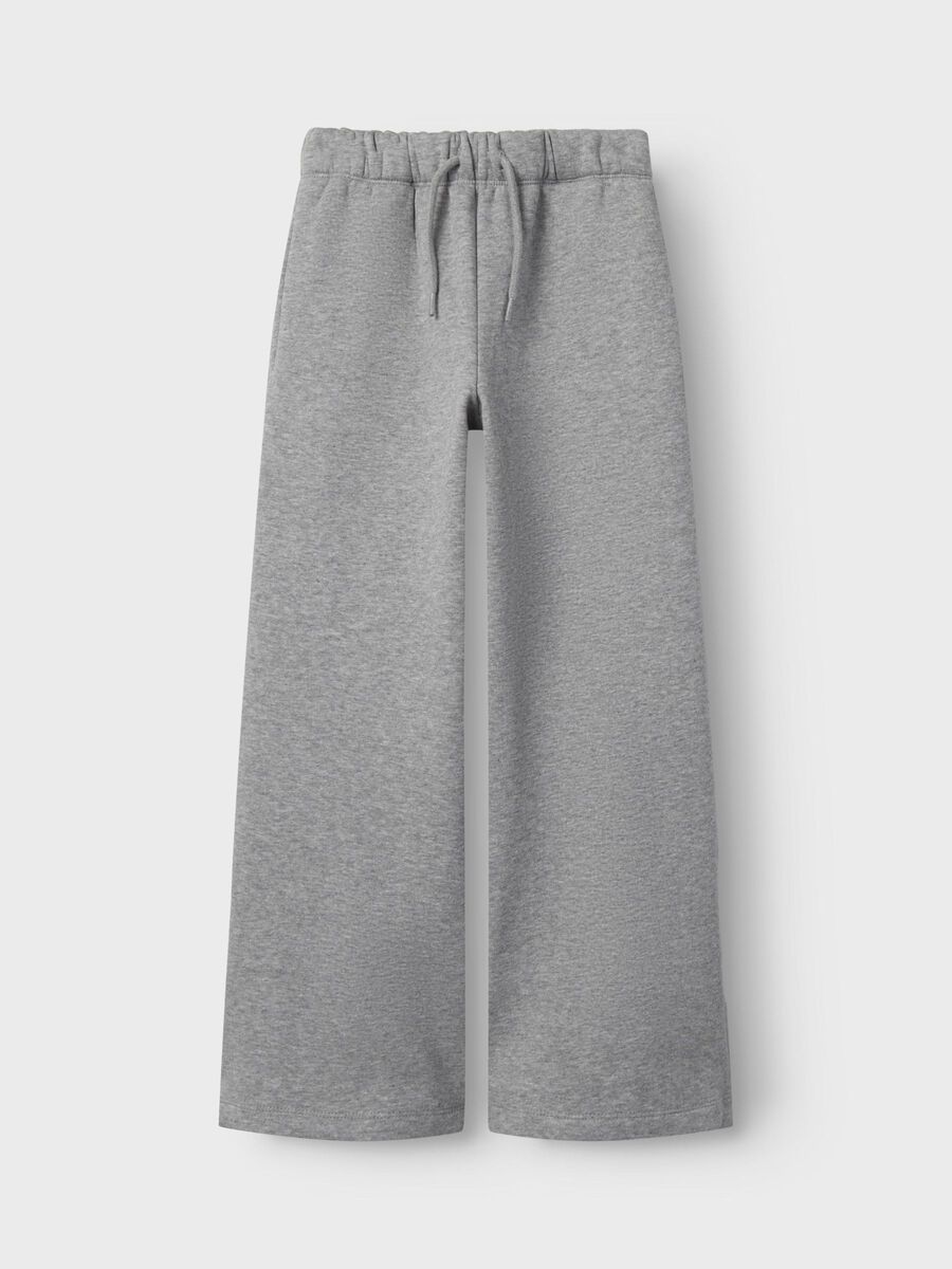 name it REGULAR FIT TROUSERS, Grey Melange, highres - 13239545_GreyMelange_003.jpg