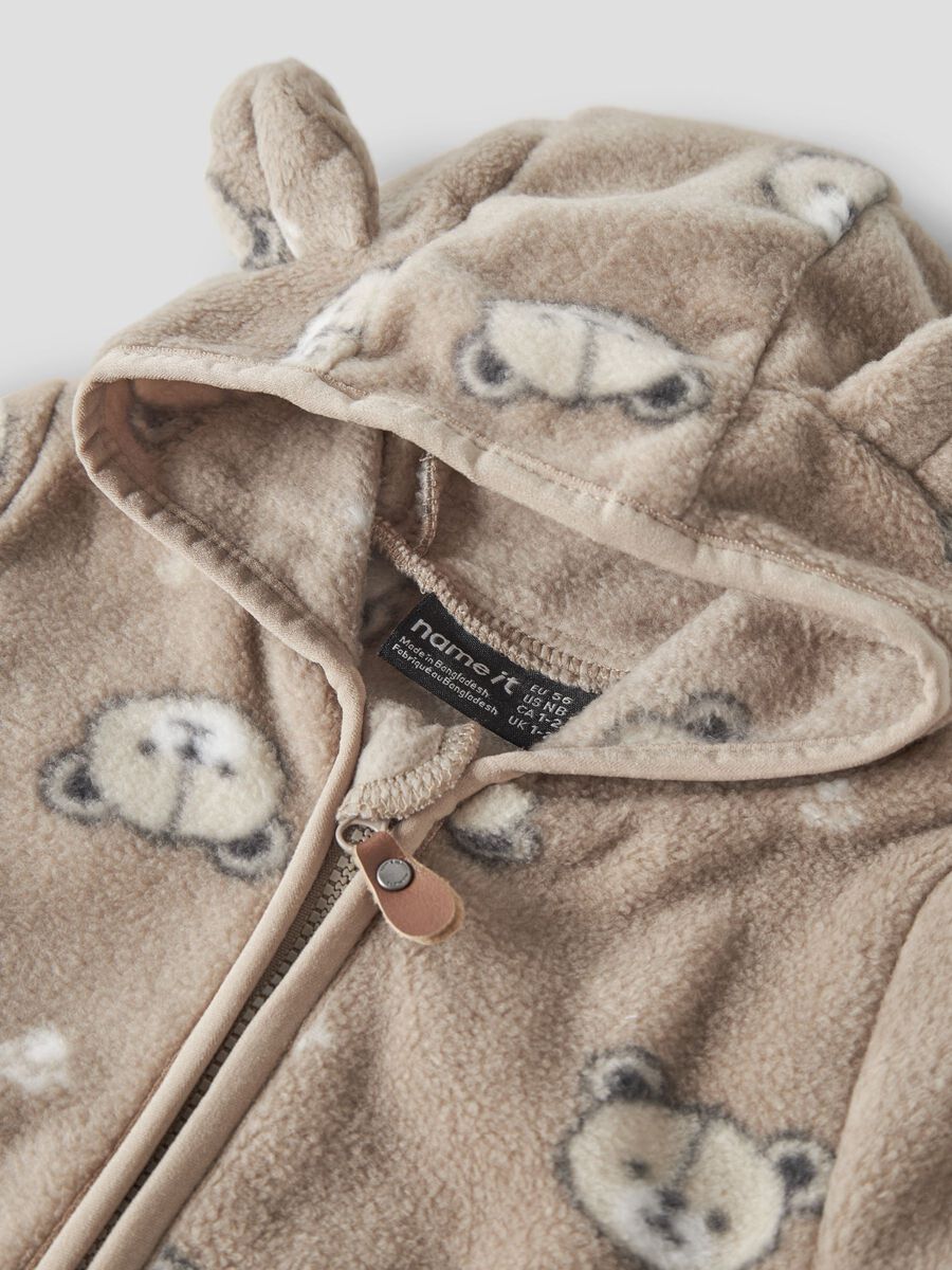 Product carousel image 2 FLEECE JACKET, Silver Mink