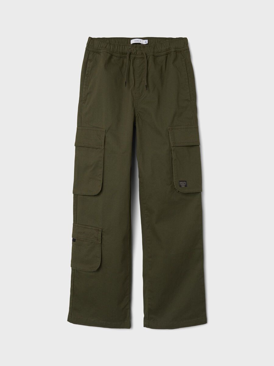 Name it STRAIGHT LEG CARGO TROUSERS, Olive Night, highres - 13232765_OliveNight_003.jpg