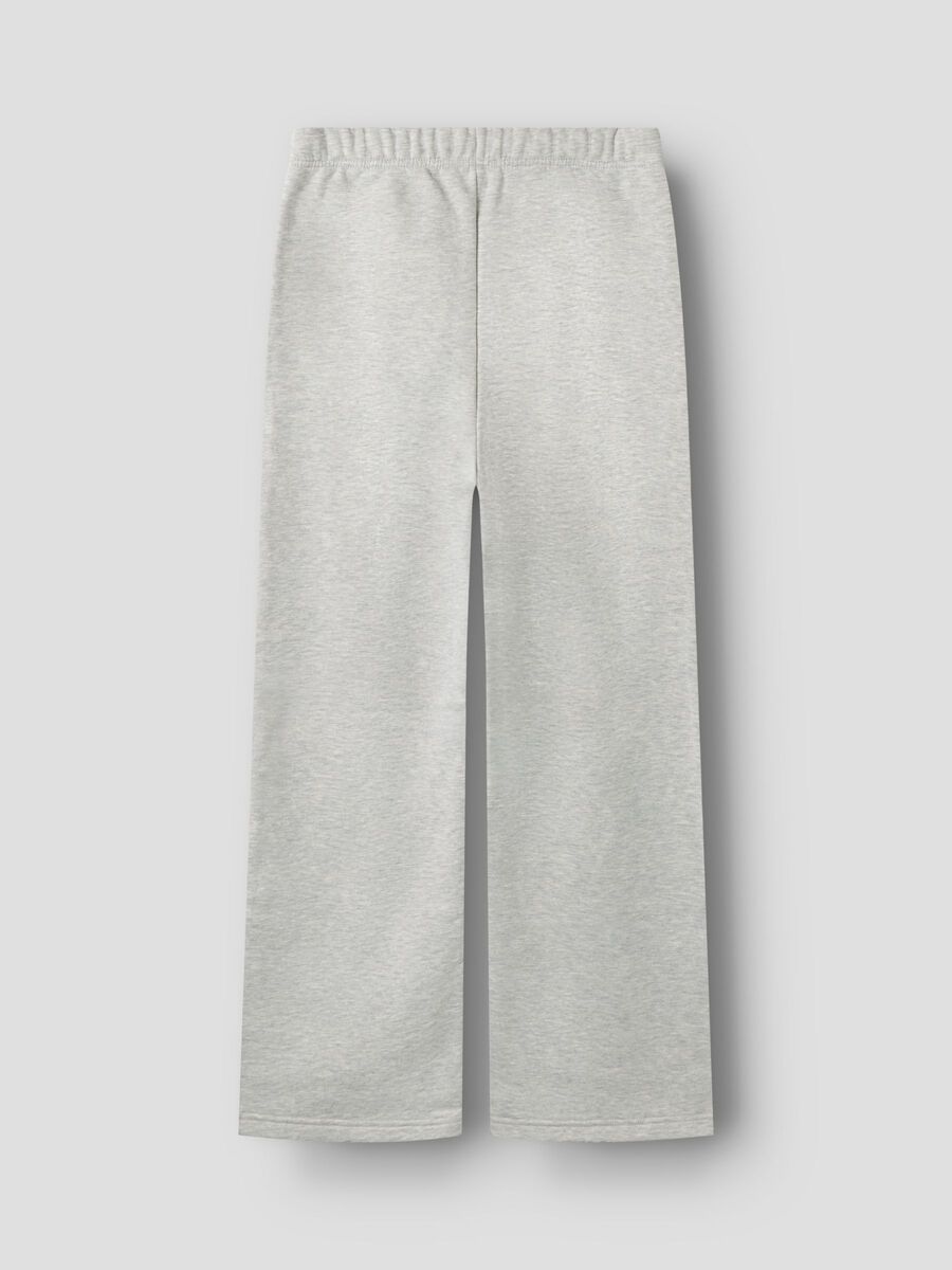 Product carousel image 2 WIDE LEG SWEAT PANTS, Light Grey Melange