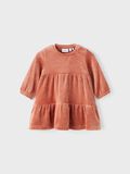 Product image thumbnail - VELOUR DRESS, Etruscan Red | 1