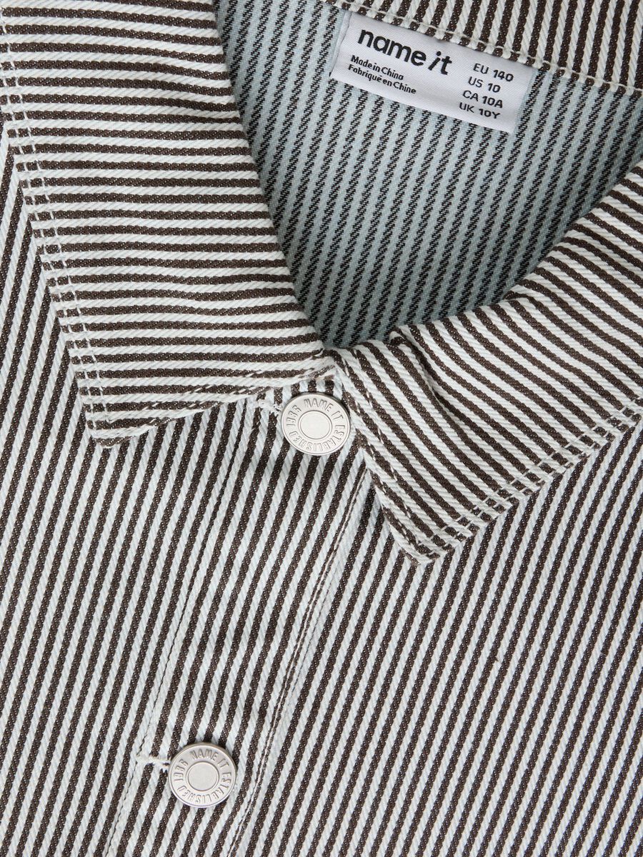 Carousel image 5 STRIPED JACKET, White