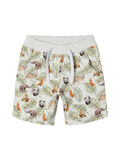 Name it LONG PRINT SWEAT SHORTS, Light Grey Melange, highres - 13182308_LightGreyMelange_001.jpg