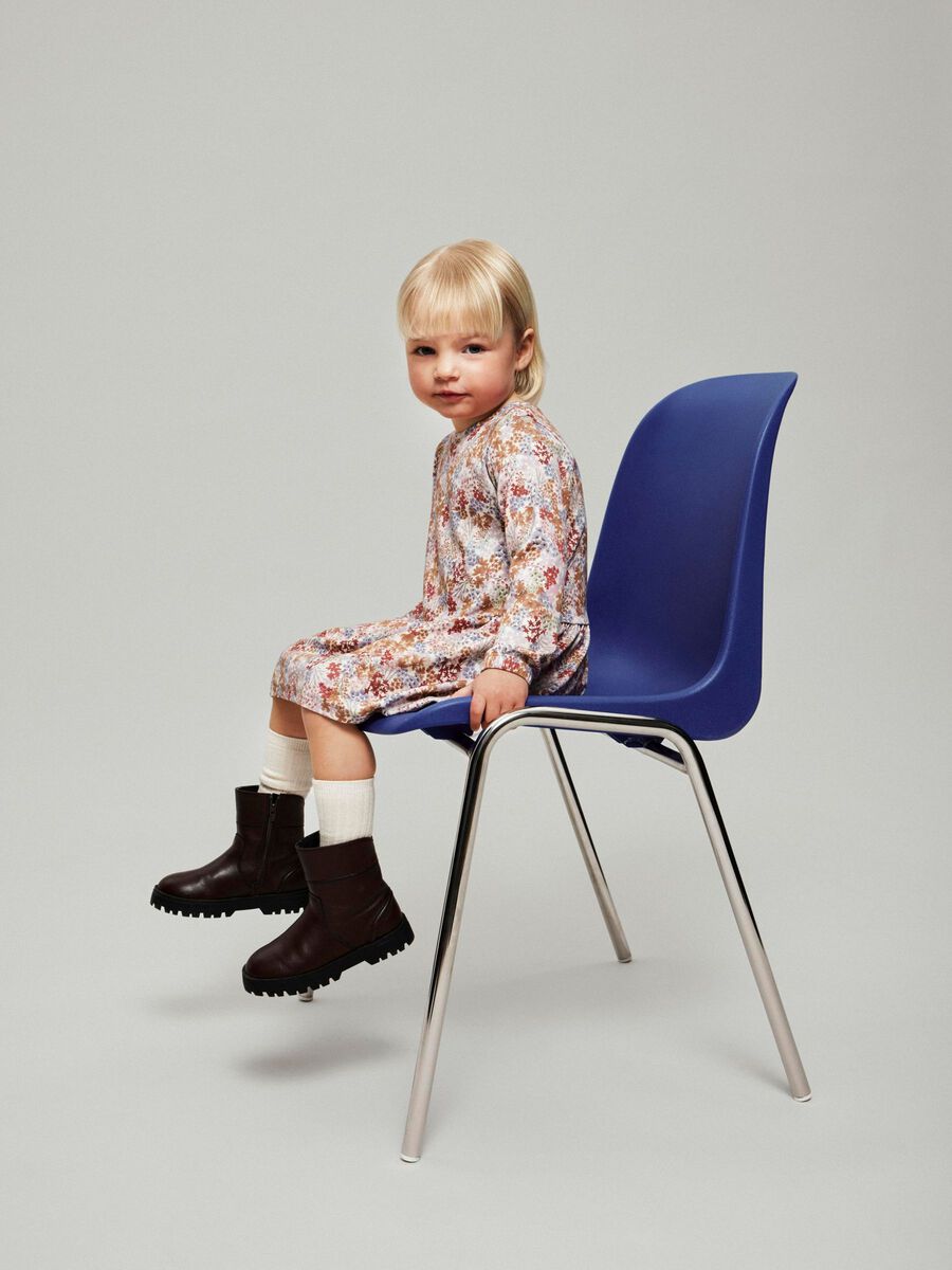 Product carousel image - LONG SLEEVED DRESS, Pumice Stone | 1