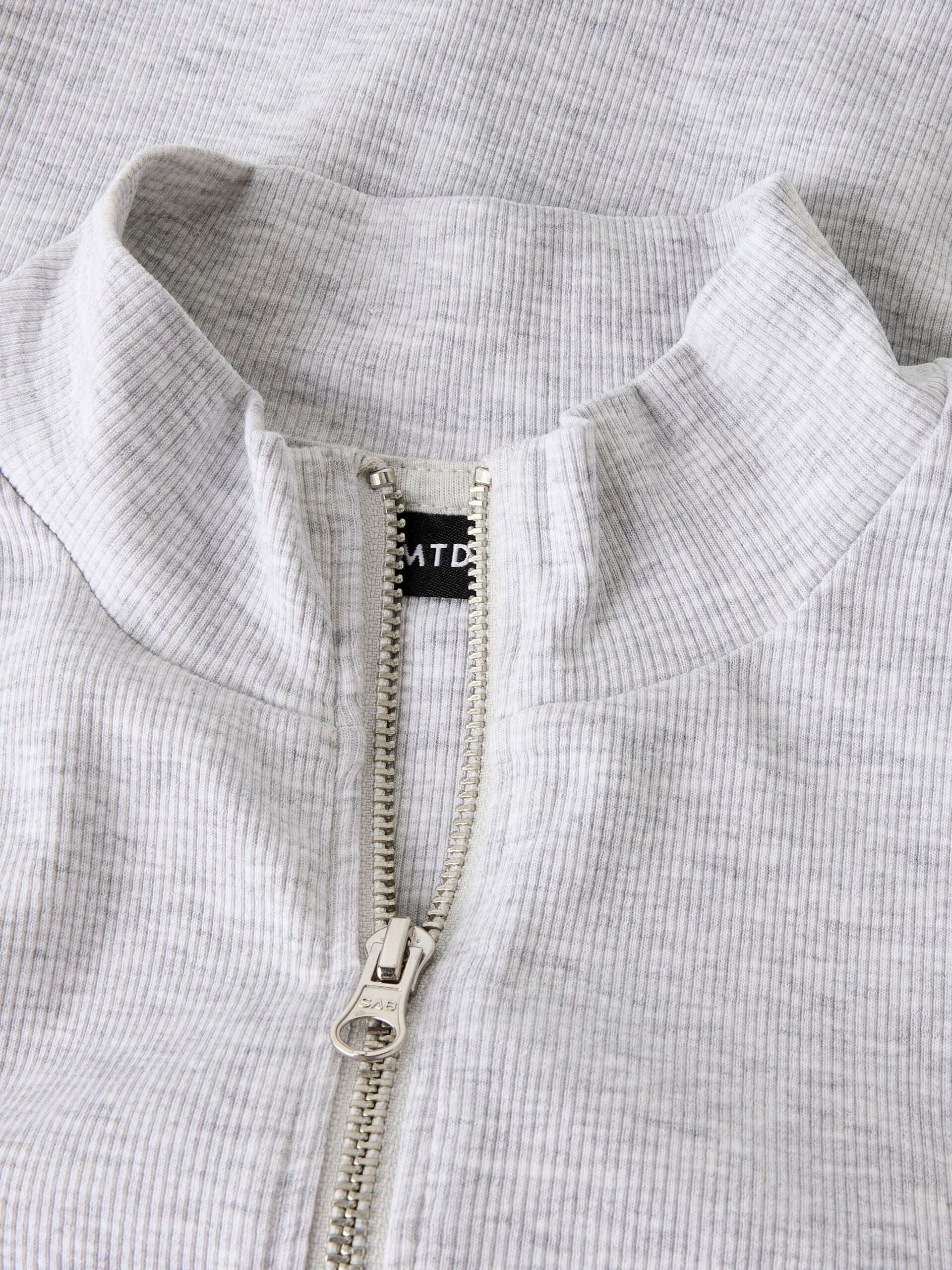 Carousel image - SHORT CARDIGAN, Light Grey Melange | 5