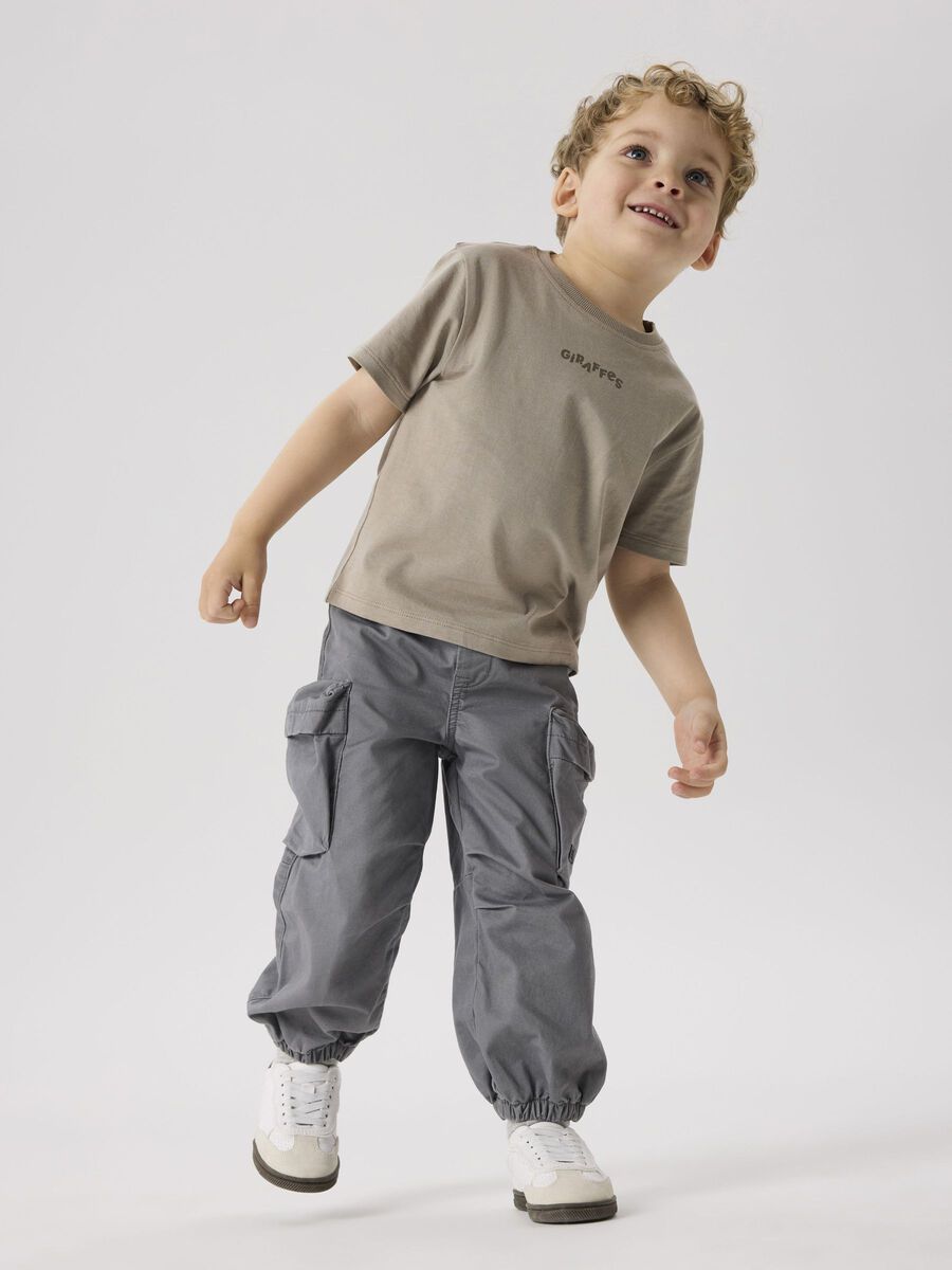 name it EN COTON BIOLOGIQUE T-SHIRT, Vintage Khaki, highres - 13249887_VintageKhaki_007.jpg