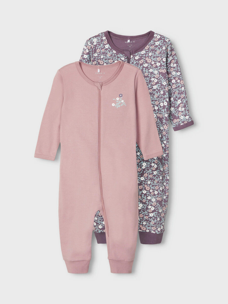 Name it 2-PAKNING-GLIDELÅS PYJAMAS, Black Plum, highres - 13182194_BlackPlum_003.jpg