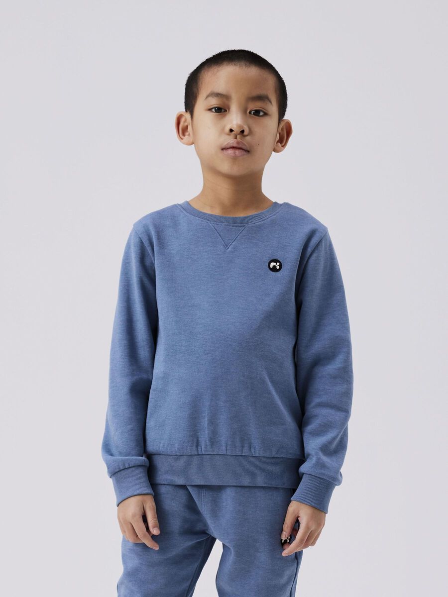 name it REGULAR FIT SWEATSHIRT, Coronet Blue, highres - 13220321_CoronetBlue_008.jpg