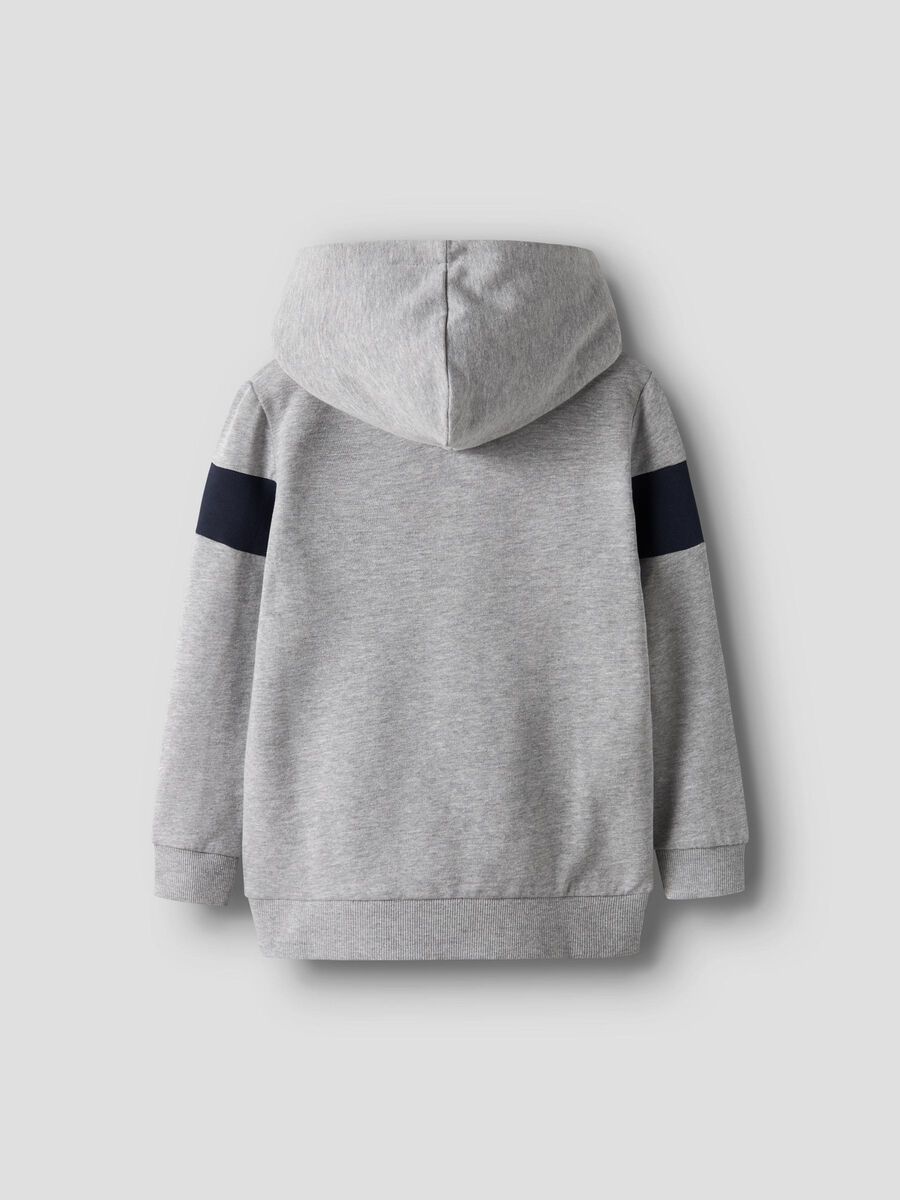 Name it REGULARNY KRÓJ BLUZA Z KAPTUREM, Grey Melange, highres - 13239262_GreyMelange_002.jpg