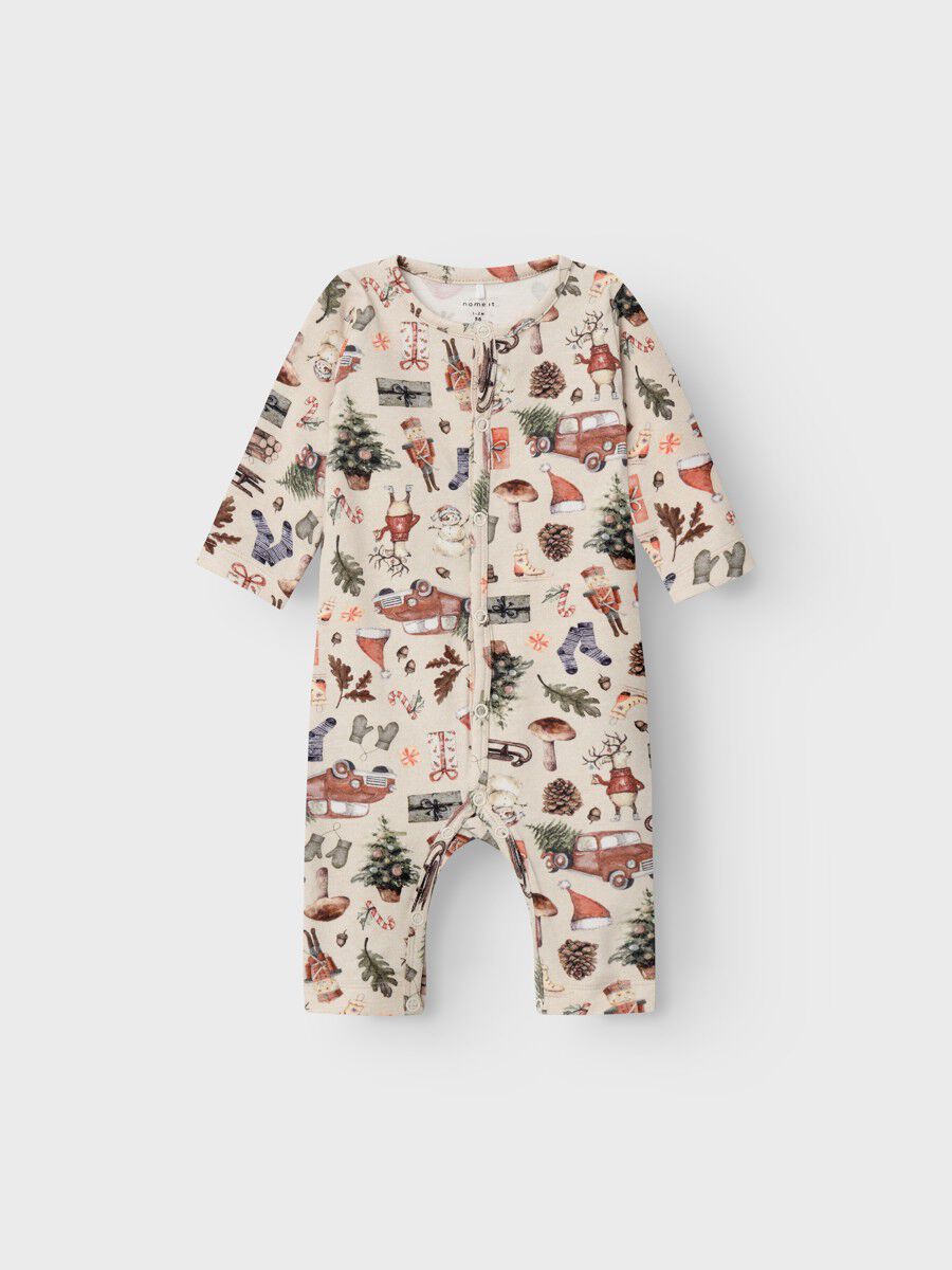 KERST PYJAMA Baby Beige NAME IT Belgi