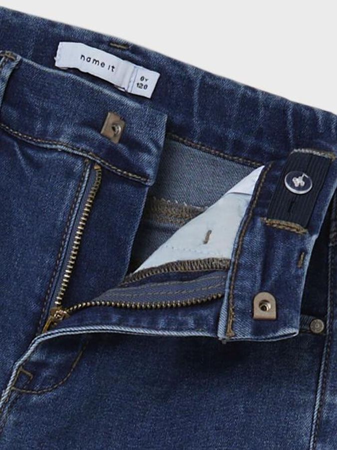 Wide Fit Jeans - Blu denim chiaro/toppe - BAMBINO