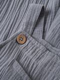 Product image thumbnail - ORGANIC COTTON OVERALLS, Sleet | 3