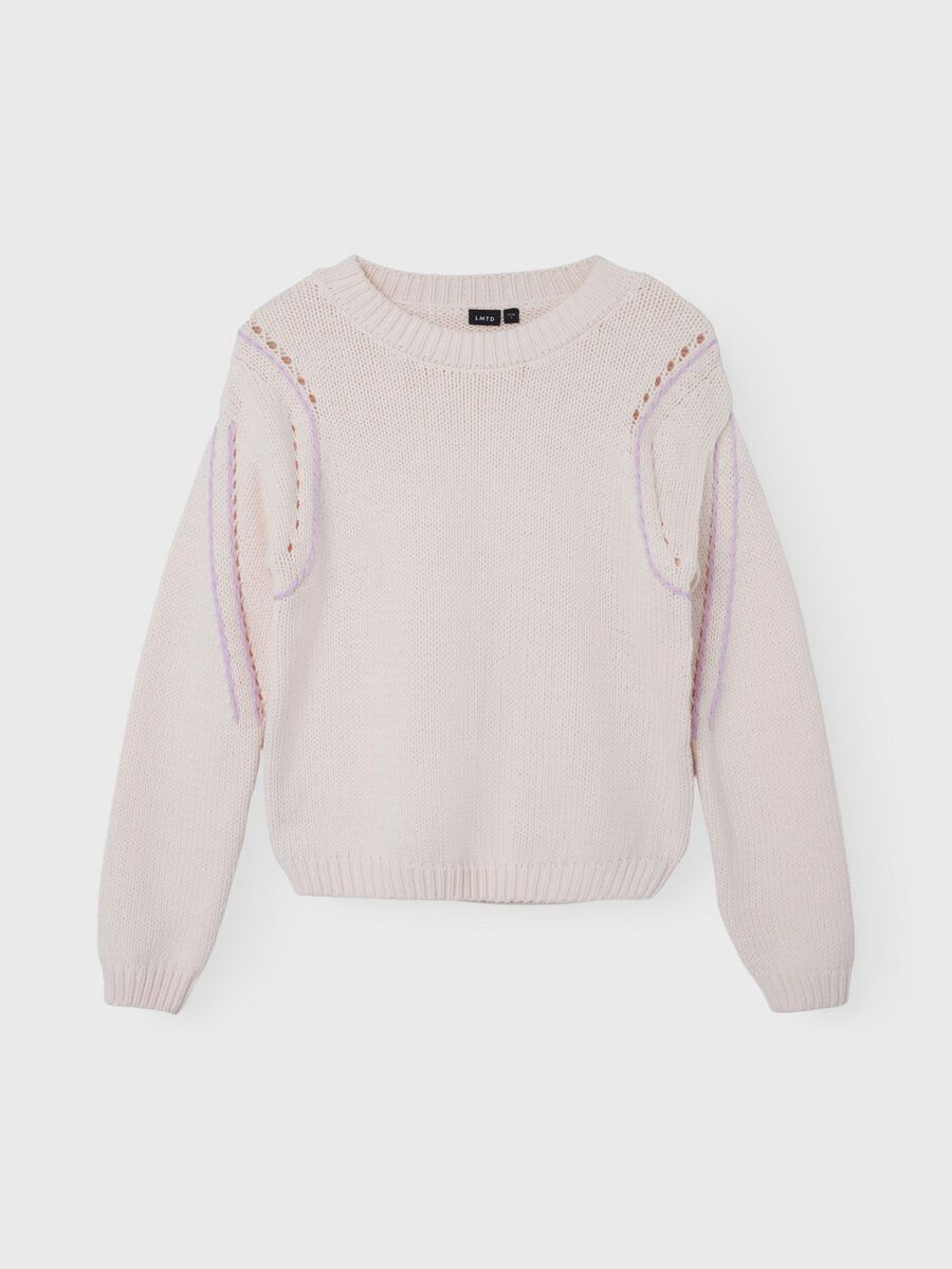 name it RELAXED FIT KNITTED PULLOVER, Pink Tulle, highres - 13234300_PinkTulle_003.jpg