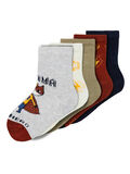 Name it PACK DE 5 CHAUSSETTES, Light Grey Melange, highres - 13199354_LightGreyMelange_001.jpg