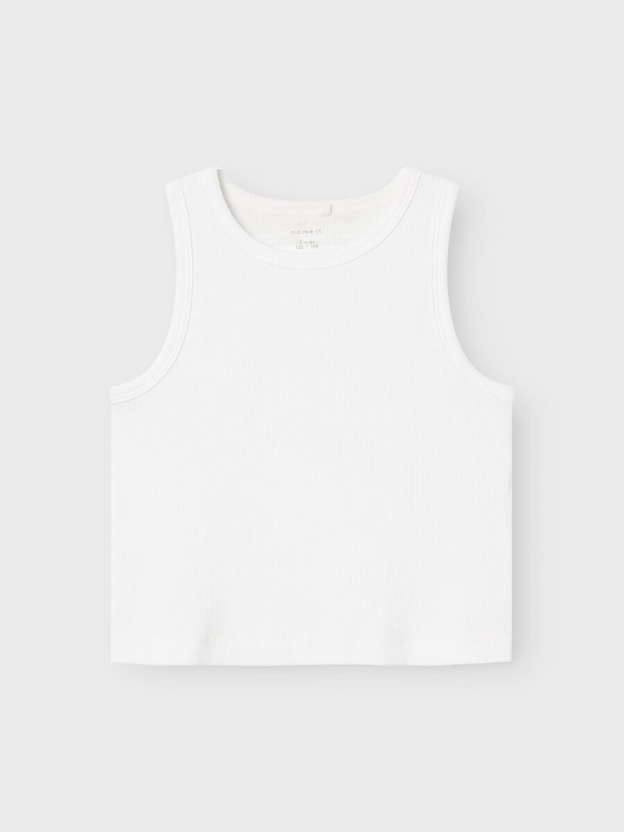 Name it ZONDER MOUWEN CROP TOP, Bright White, highres - 13236672_BrightWhite_003.jpg