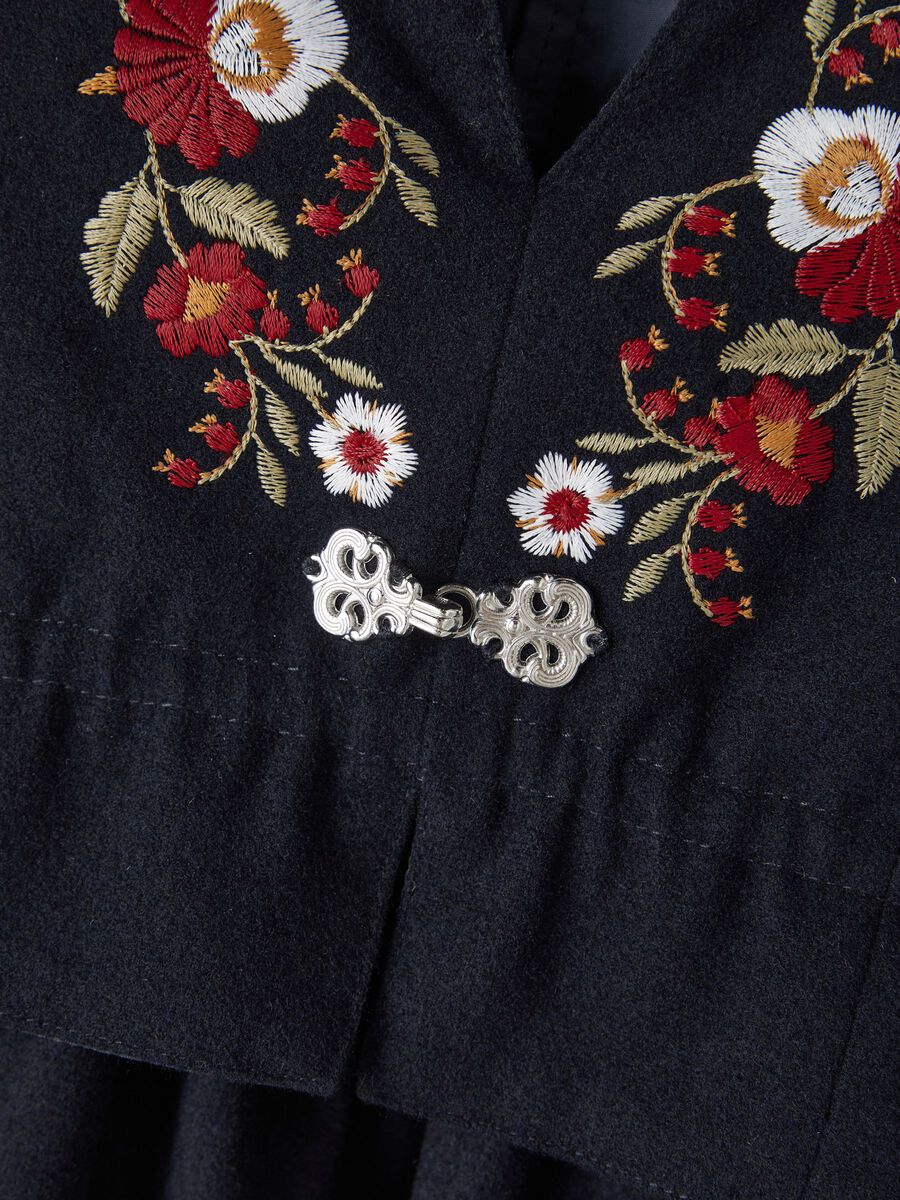 Carousel image 6 EMBROIDED DRESS, Dark Sapphire