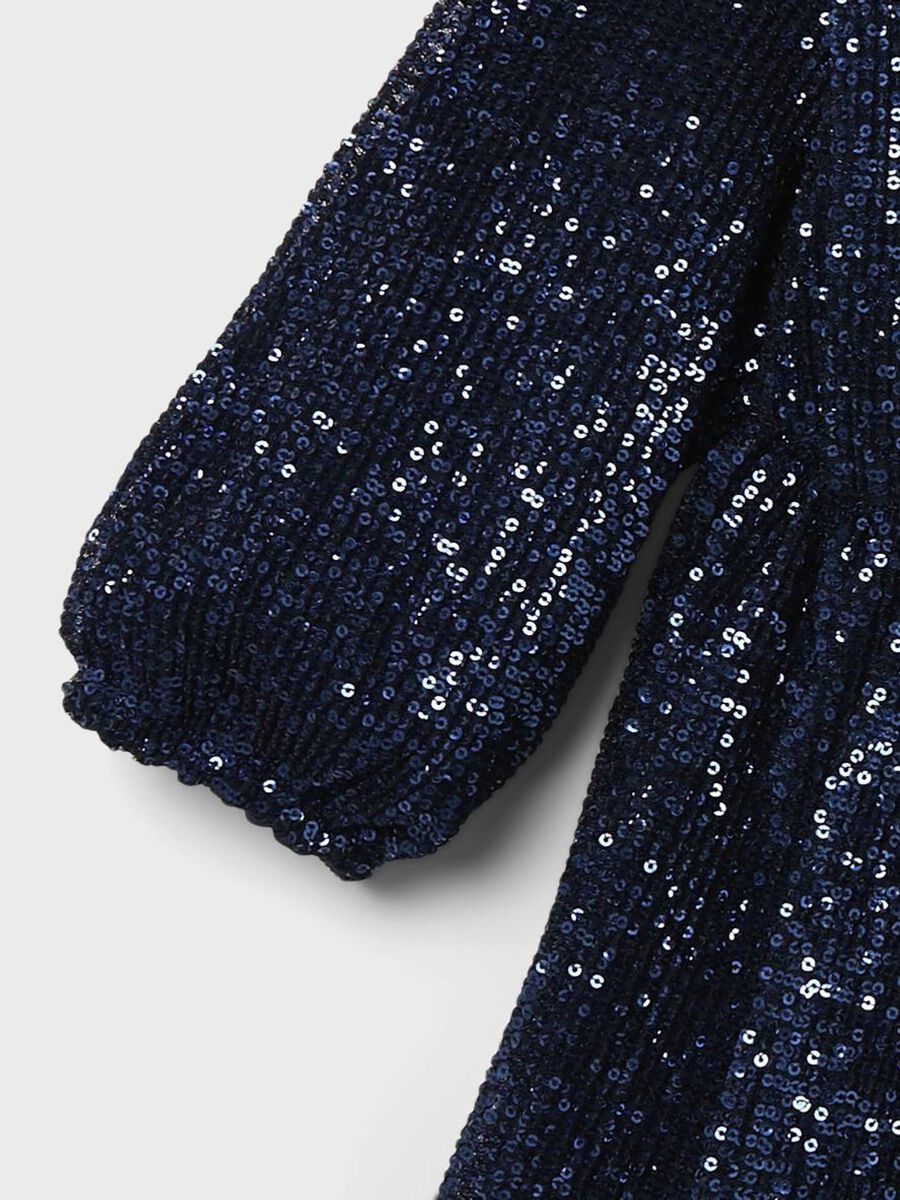 Carousel image - GLITZER KLEID, Dark Sapphire | 3