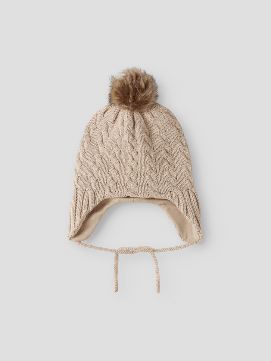 Product carousel image 1 POM POM DETAIL HAT, Peyote