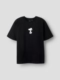 Product image thumbnail - SNOOPY - COUPE AMPLE T-SHIRT, Black | 1