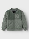 Name it FLEECE QUILTED JACKET, Agave Green, highres - 13224711_AgaveGreen_003.jpg