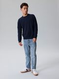 Product image thumbnail - LANGARM STRICKPULLOVER, Dark Sapphire | 3