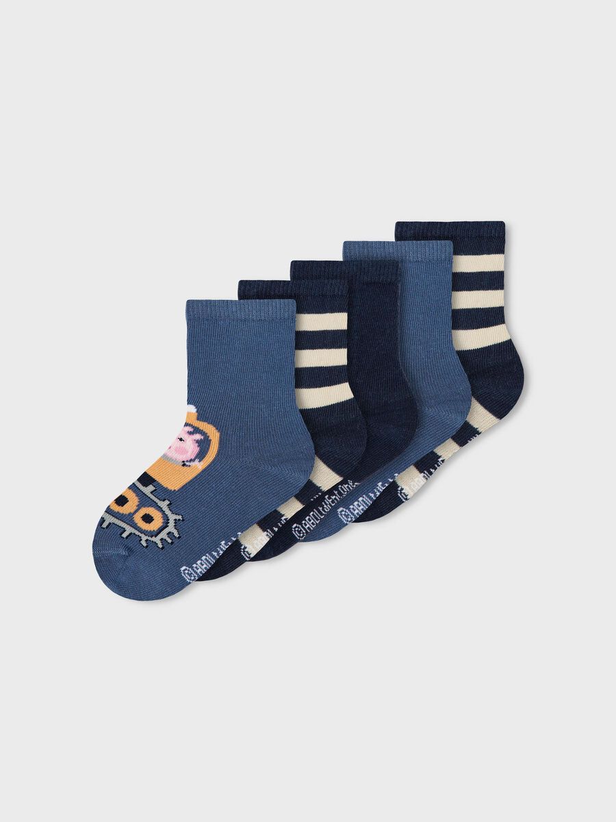 Name it PEPPA WUTZ 5ER-PACK SOCKEN, Dark Sapphire, highres - 13203558_DarkSapphire_930930_003.jpg