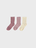 Name it 3-PACK RIB SOCKS, Woodrose, highres - 13199676_Woodrose_002.jpg