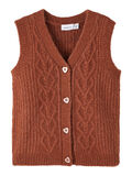 Name it EN MAILLE TORSADÉE GILET TRICOTÉ, Arabian Spice, highres - 13209892_ArabianSpice_001.jpg