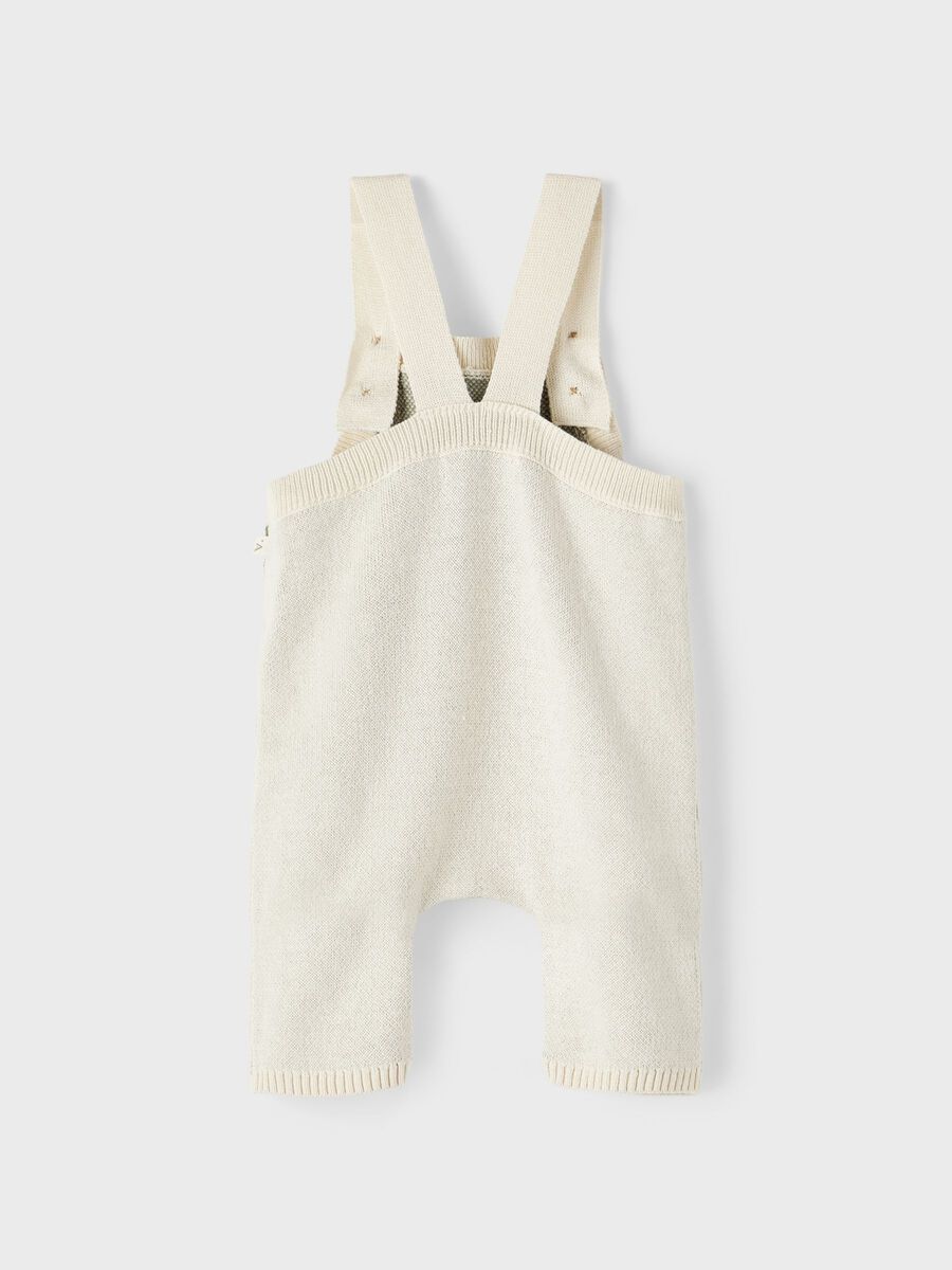 Carousel image - GESTRICKTE OVERALL, Whitecap Gray | 2