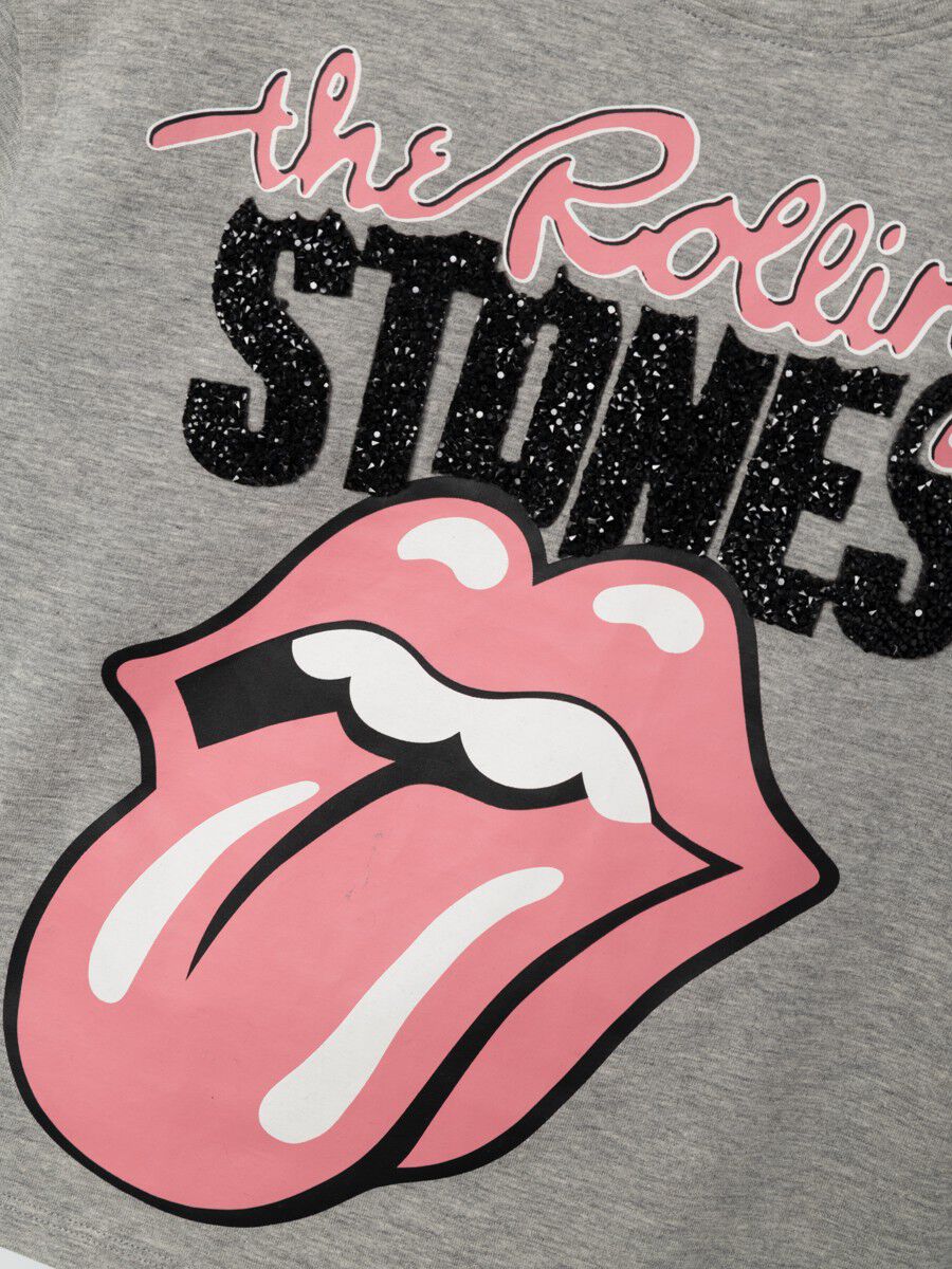 LOS ROLLING STONES CAMISETA Ni as Gris NAME IT Espa a