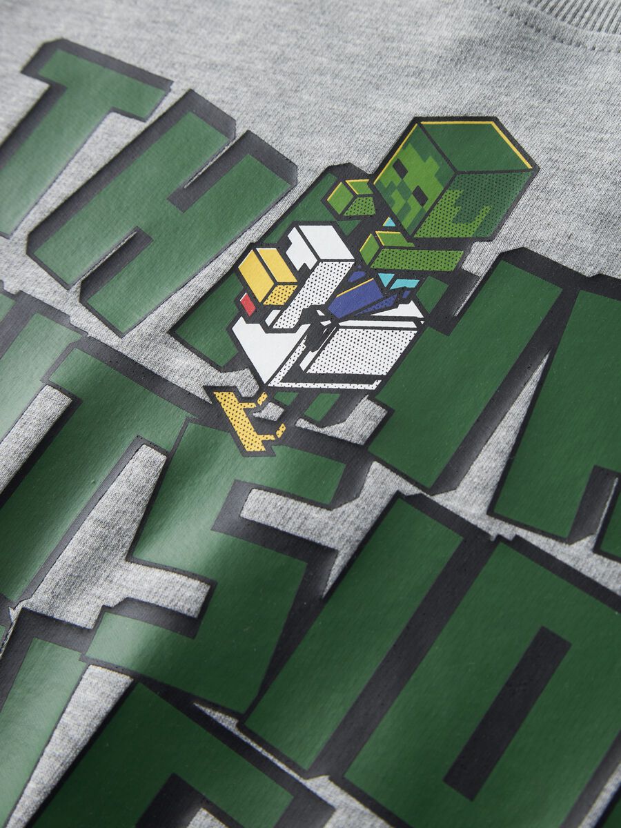 Product carousel image 2 MINECRAFT SWEATSHIRT, Grey Melange