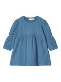Name it LONG-SLEEVED COTTON DRESS, Real Teal, highres - 13186324_RealTeal_001.jpg