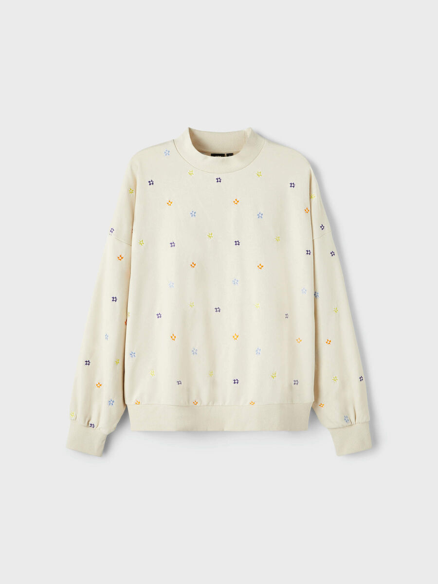 Name it EMBROIDED SWEATSHIRT, Turtledove, highres - 13212972_Turtledove_999492_003.jpg