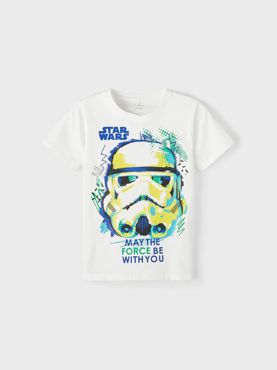 WARS T-SHIRT Jungen STAR Weiß | - NAME Deutschland IT® |