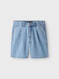 name it LONG PLEATED DENIM SHORTS, Medium Blue Denim, highres - 13241367_MediumBlueDenim_003.jpg