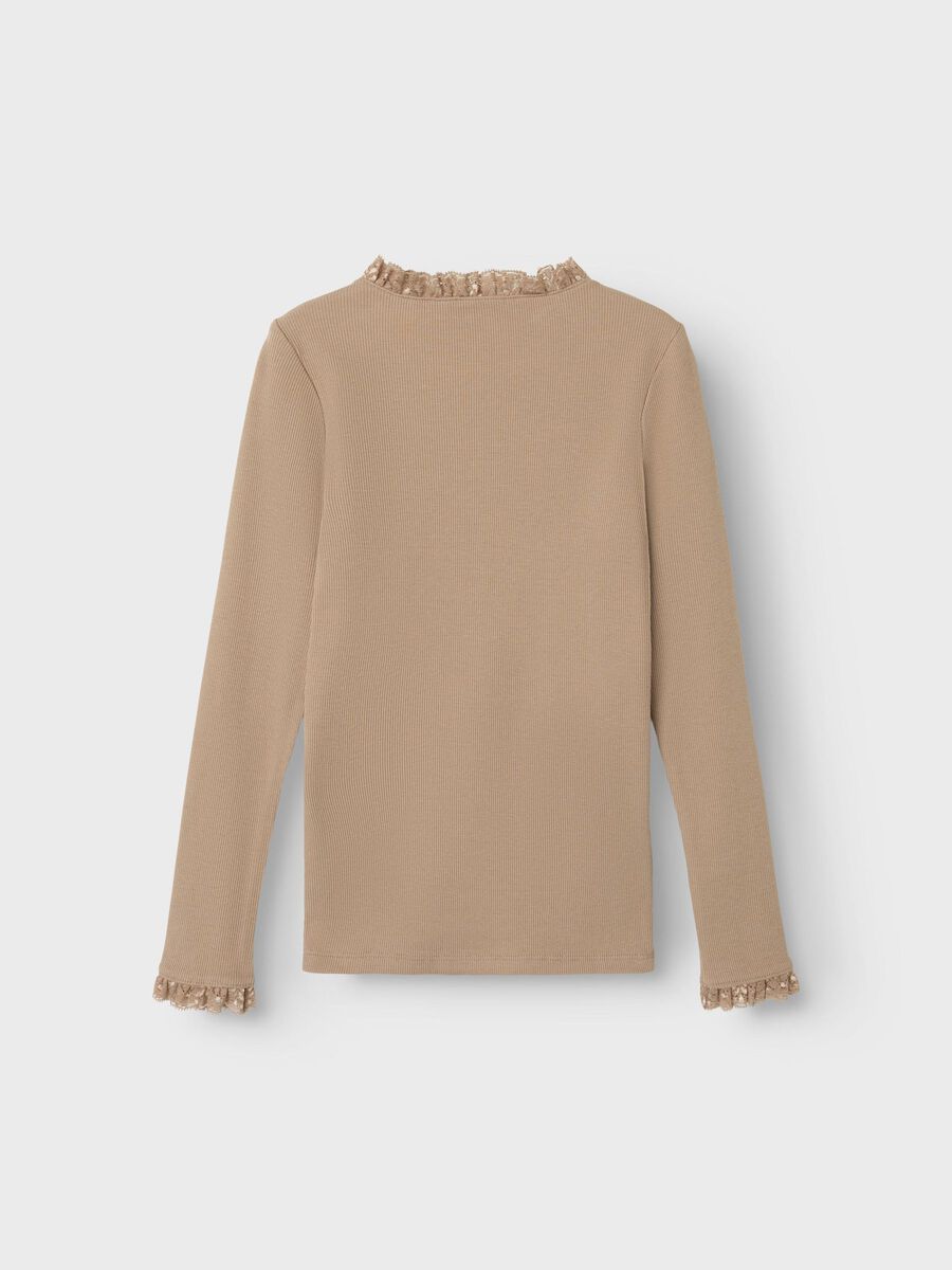 name it SLIM FIT LONG SLEEVED TOP, Almondine, highres - 13234744_Almondine_002.jpg