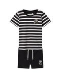 Name it RELAXED FIT SHORTS-SET, Black, highres - 13230020_Black_001.jpg