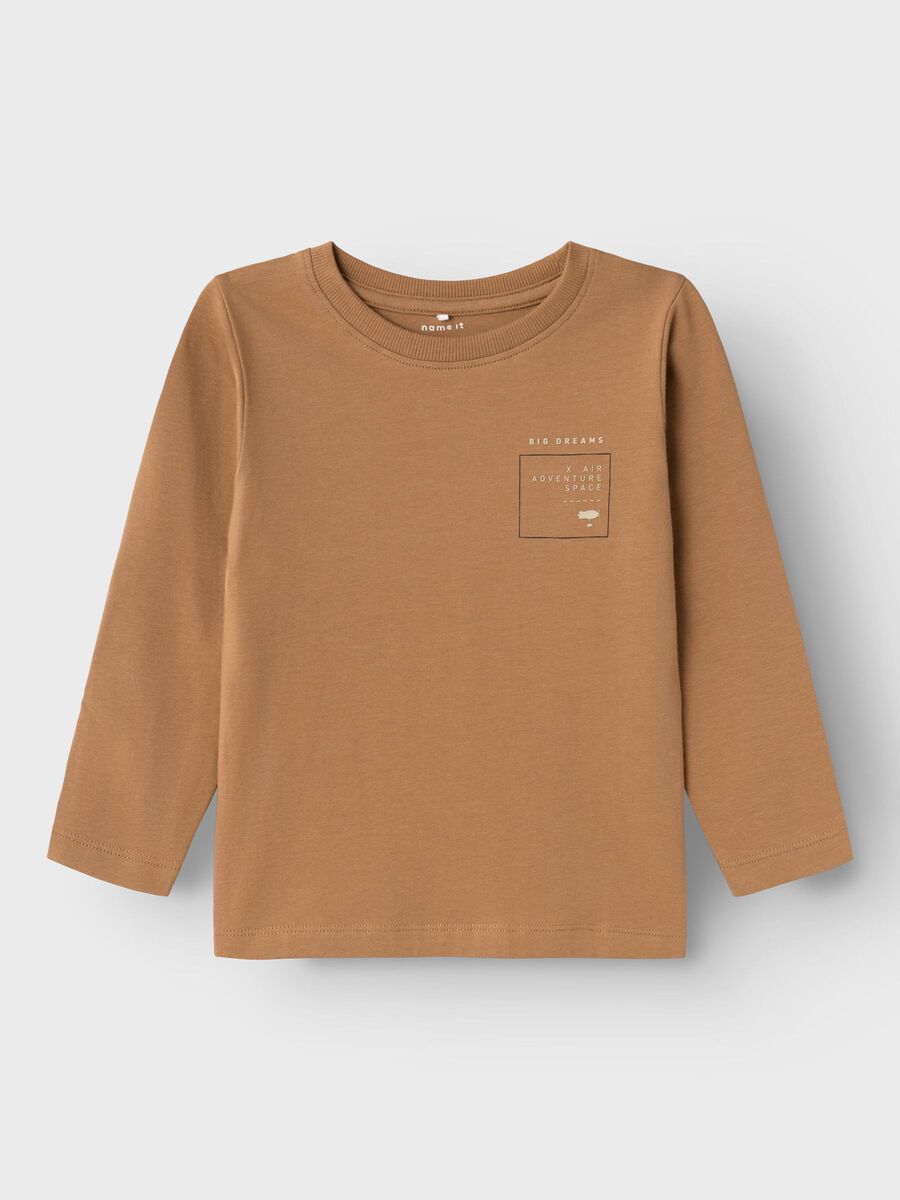 brown long sleeve shirt toddler