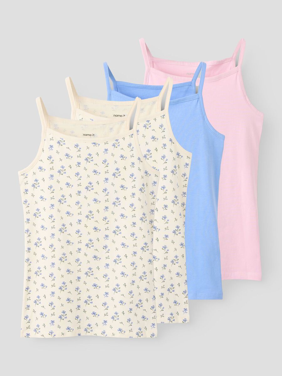 Product carousel image - 4 PACK STRAP TOP, Buttercream | 1