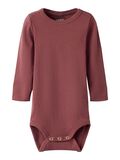 Product image thumbnail - ORGANIC COTTON ROMPER, Rose Brown | 4
