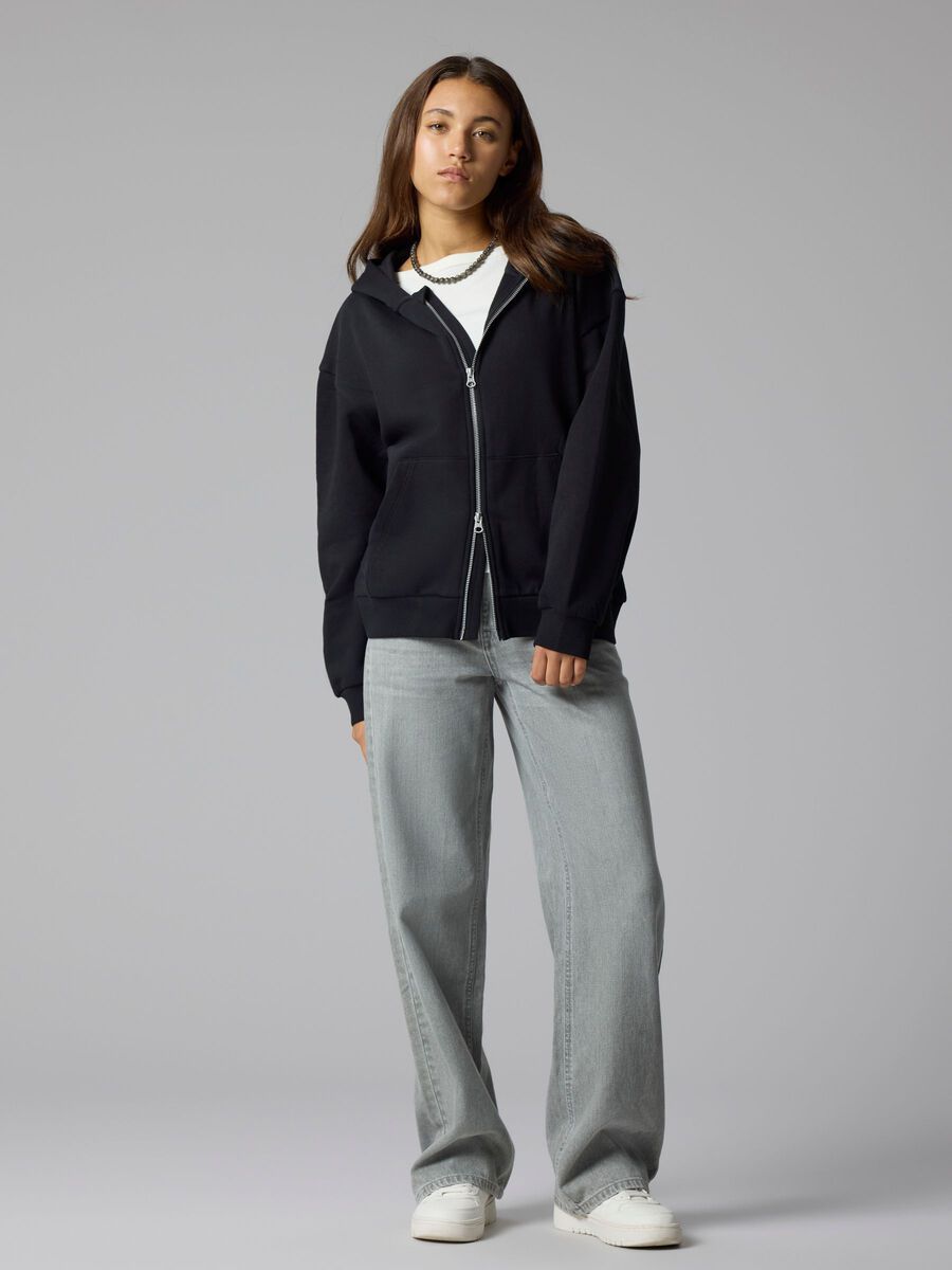 Product carousel image - KAPUZE STRICKJACKE, Black | 1